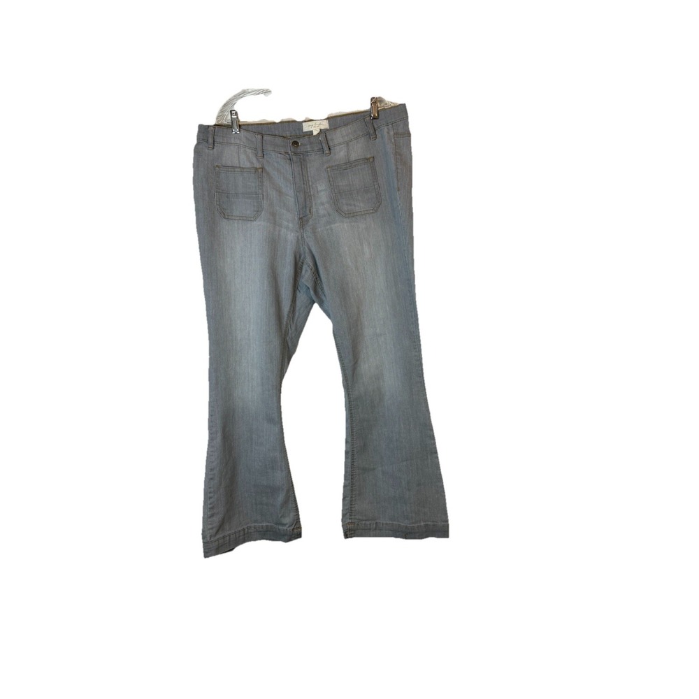 Sag Harbor New York Jeans Womens‎ Sz 16 Flare Leg Stretch 4 Pocket NOTE INSEAM